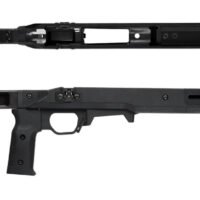Magpul MAG997-BLK Pro 700 Stock Fixed w/Aluminum Bedding Black Synthetic for Remington 700 SA