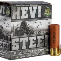 HEVI-Shot HS60001 HEVI-Steel  12Gauge 3" 1 1/4oz 1Shot 25 Per Box/10 Case