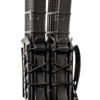 High Speed Gear 162R00BK TACO X2R Mag Pouch Double Black Polymer Belt MOLLE Belts 2" Wide Compatible w/ Rifle