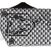 CobraTec Knives CFCTLWTNS Lightweight 3.25" OTF Tanto Plain D2 Steel Blade/Carbon Fiber Aluminum Handle Includes Pocket Clip