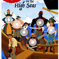 Action Target GSPIRATES100 Entertainment  Pirates/Sailor Paper Hanging 23" x 35" Multi-Color 100 Per Box