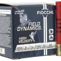 Fiocchi 410HV75 Field Dynamics High Velocity 410Gauge 3" 11/16oz 7.5Shot 25 Per Box/10 Case