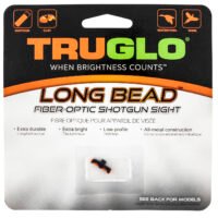 Truglo TG947ARM Long Bead Metal Universal Shotgun Fiber Optic Red 6-40