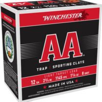 Winchester Ammo AA128 AA Light Target 12Gauge 2.75" 1 1/8oz 8Shot 25 Per Box/10 Case