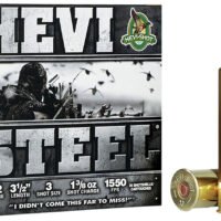 HEVI-Shot HS65003 HEVI-Steel 12Gauge 3.50" 1 3/8oz 3Shot 25 Per Box/10 Case