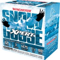Winchester Ammo WXS123BB Xpert Snow Goose High Velocity 12Gauge 3" 1 1/4oz BBShot 25 Per Box/10 Case