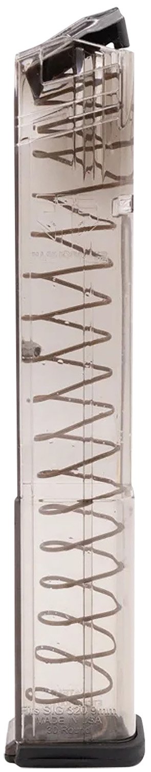 ETS Group SG932030 Pistol Mags Clear Detachable 30rd 9mm Luger for Sig P320