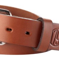 1791 Gunleather BLT014852CBRA 01  Classic Brown Leather 48/52 1.50" Wide Buckle Closure