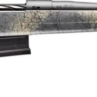 Bergara Rifles B14S652 B-14 Wilderness Terrain 6.5 Creedmoor 5+1 24" Threaded, Sniper Gray Cerakote Barrel/Rec, Adj. Cheek Piece SoftTouch Woodland Camo Stock with Mini-Chassis, Omni Muzzle Brake