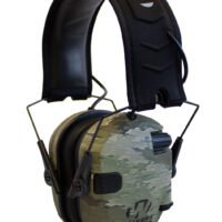 Walker's GWPDRSEMAIX Razor PRO Digital Electronic Muff Polymer 23 dB Over the Head ATACS-IX Camo/Black Adult