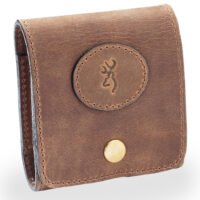 Browning 12198 Cartridge Case Crazy Horse Brown Leather 10rd Rifle Belt Loop Mount