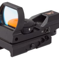 Browning 1290230 Buck Mark Reflex Sight  Black Anodized 1x 3 MOA Red Dot Multi Reticle Rimfire Pistol/Rifle