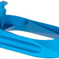 Walther Arms 2836319 Flared Magwell  for Walther PPQ w/Steel or Polymer Frame Blue Machined Aluminum