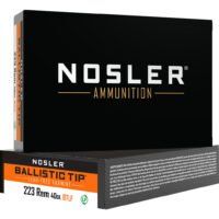 Nosler Varmint Ballistic Tip Rifle Ammunition 223 Rem. 40 gr. BTLF SP 20 rd.