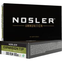 Nosler Expansion Tip Rifle Ammunition 300 RUM 180 gr. ET SP 20 rd.