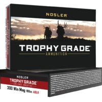 Nosler Trophy Grade Long Range Rifle Ammunition 300 Win. Mag. 190 gr. ABLR SP 20 rd.