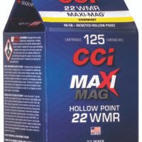 CCI 920CC Maxi-Mag Rimfire 22WMR 40gr Jacketed Hollow Point 125 Per Box/10 Case