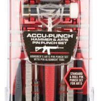 Real Avid AVHPSAR Accu-Punch Pin Punch Set Steel Rifle Firearm AR-15 Red Rubber Handle