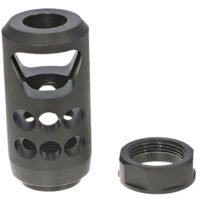 Ruger 90641 American Ranch Muzzle Brake fits American Ranch .450 Bushmaster/ Marlin Lever-Action .45-70 Govt, Alloy Steel w/Matte Black Finish, 11/16"x24 Threads, 2.20" OAL x 1" Diameter