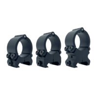 VersaRing Universal Scope Rings Black 1 in. Hinge