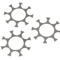 Ruger 90719 Moon Clip Full Ruger Super GP100 9mm Luger 8rd  Stainless Steel 3 Per Pack