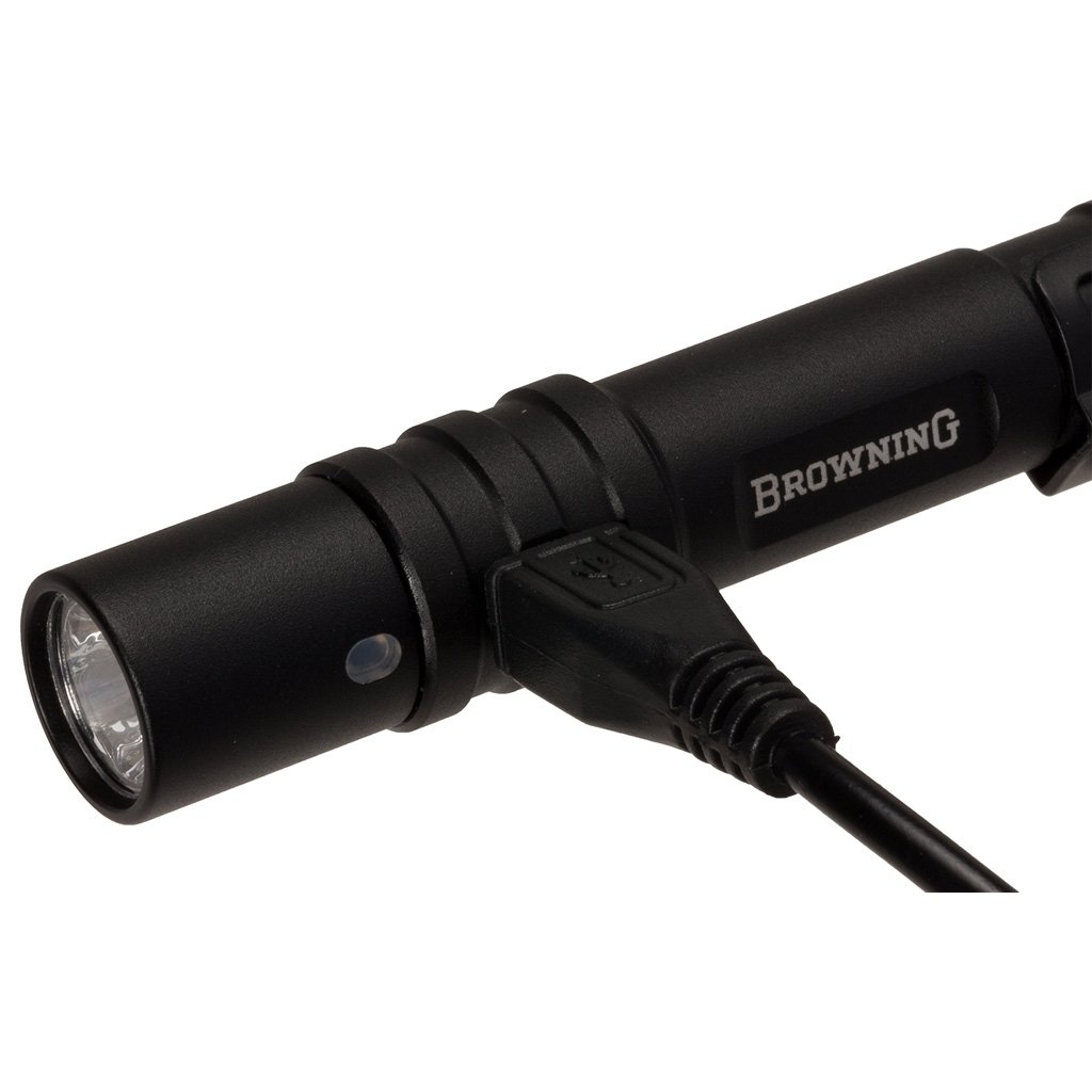 Browning Microblast USB Flashlight Black 160 Lumens