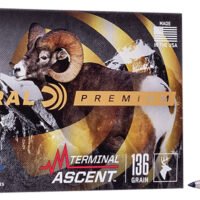 Federal P270TA1 Premium Terminal Ascent 270Win 136gr 20 Per Box/10 Case