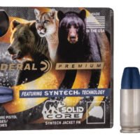 Federal P40SHC1 Premium  40S&W 200gr Solid Core Synthetic Flat Nose 20 Per Box/10 Case