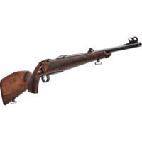 CZ 600 Plus Lux Rifle 300 Win Mag 20in Walnut w/ Fiber Optic & Thread 3