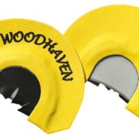 Woodhaven WH103 Black Reactor  Diaphragm Call Triple Reed Attracts Turkeys Yellow