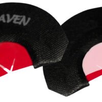 Woodhaven WH302 Red Ninja Power V Diaphragm Call Triple Reed Turkey Hen Sounds Attracts Turkeys Black