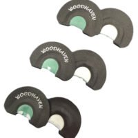 Woodhaven WH091 Ninja  Diaphragm Call Triple Reed Attracts Turkeys Black 3 Per Pkg