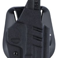 1791 Gunleather TACPDHOWBSHIELDBLKR Tactical Kydex  OWB Black Kydex Paddle Fits S&W M&P Shield/S&W M&P Shield Plus