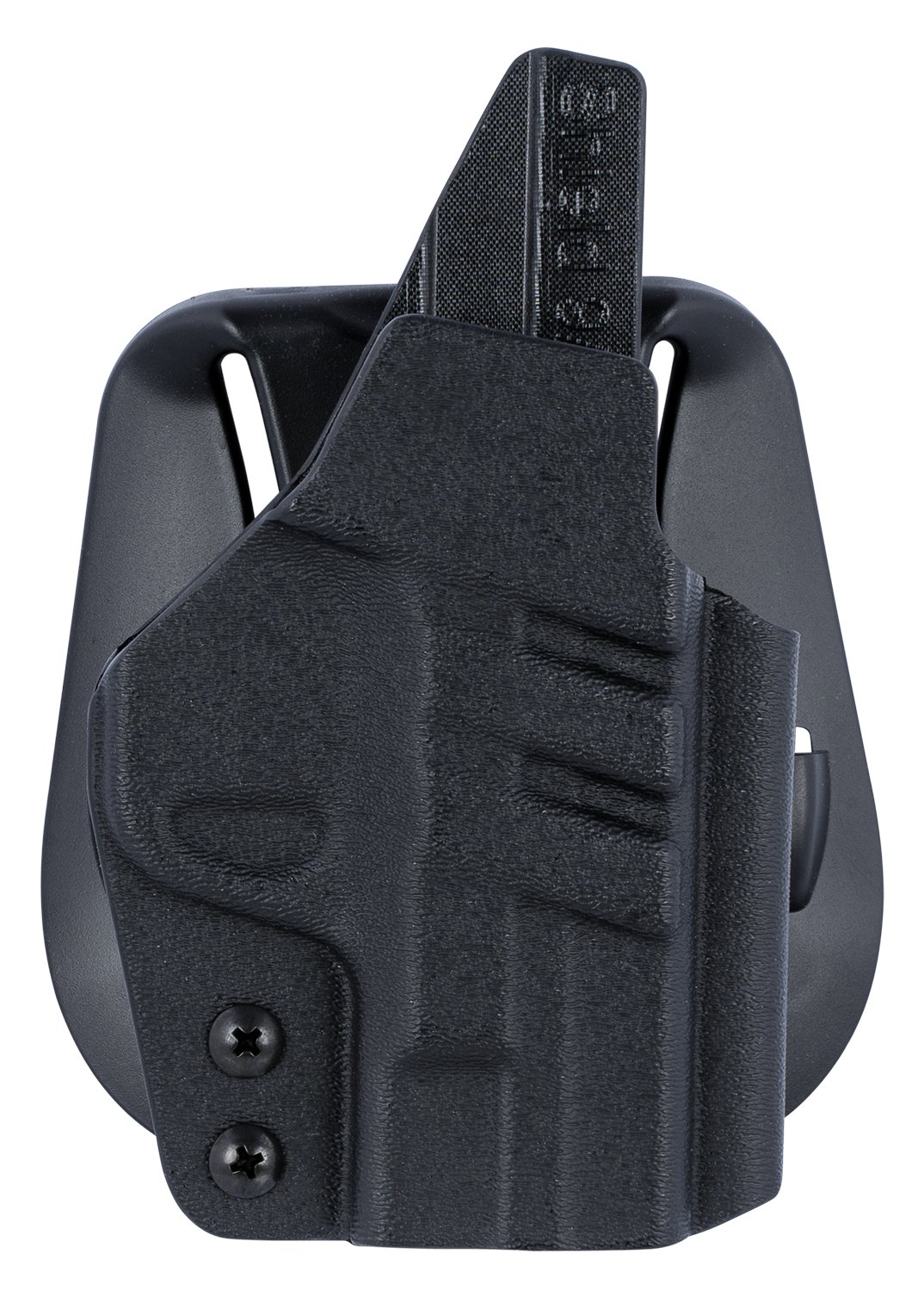 1791 Gunleather TACPDHOWBSHIELDBLKR Tactical Kydex OWB Black Kydex Paddle Fits S&W M&P Shield/S&W M&P Shield Plus