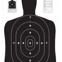 Birchwood Casey 37021 EZE-Scorer BC-27 Silhouette Paper Target 23" x 35" 100 Per Pack