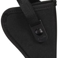 Allen 44800 Cortez  Size 00 OWB Style Black Polyester, Adjustable Strap & Belt Loop Mount Type fits 2-3" Barrel Small-Medium DA Revolver Right Hand