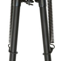 Allen 2188 Bozeman Rifle Bipod Black Aluminum w/Sling Swivel Mount, Rubber Feet & 9-13" Vertical Adjustment