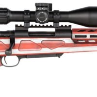 Howa HFLG30816 M1500 APC Chassis Gen2 308 Win 10+1 16.25" Barrel, American Flag Cerakote Receiver, American Flag 6 Position Luth-AR MBA-4 with Aluminum Chassis Stock, Black Polymer Grip