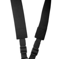 Outdoor Connection SPT128200 A-Tac Sling Black Elastic Webbing Single-Point Rifle Shotgun