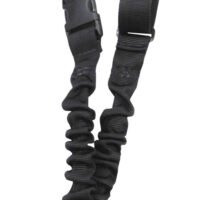 Tacshield T6010BK Shock Sling Black Webbing Single-Point Rifle/Shotgun