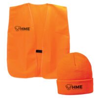 HME HMEVESTKCO Safety  Vest/Beanie OSFA Orange Polyester