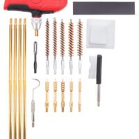 Birchwood Casey RIFCLNKI Rifle Cleaning Kit 21 Pieces Black/Red