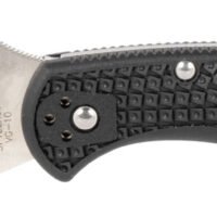 Spyderco C11FPWCBK Delica 4 Lightweight 2.87" Folding Wharncliffe Plain VG-10 SS Blade Black Textured FRN Handle Includes Pocket Clip