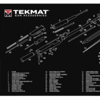 TekMat TEKR36SKS SKS Cleaning Mat Black/White Rubber 12"x36" SKS Parts Diagram