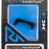 Rival Arms RA72G002A Magazine Release  Glock Gen4 Extended Hard Black Anodized Aluminum