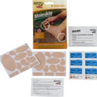 Adventure Medical Kits 01550400 Moleskin  Blister Prevention Brown 22 Precut Shapes