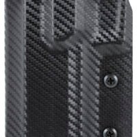 Uncle Mike's 54RNC74BGL Range/Competition Holster OWB Black/Green Boltaron Belt Slide Fits Sig X5 Left Hand