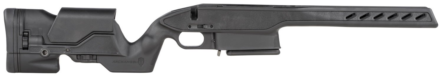 Archangel AAS111MLA Precision Elite Stock Black Synthetic Aluminum Pillar Bedded for Savage 110/111 Long Action Magnum Caliber