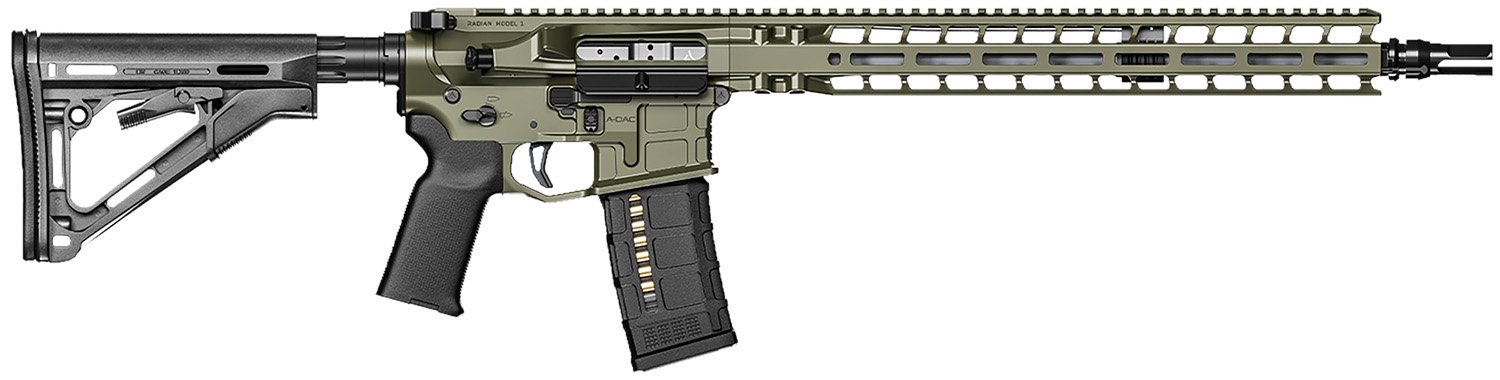 RADIAN WEAPONS R0541 Model 1 223 Wylde 16" Rifle 30+1 Radian OD Green Cerakote Black Magpul Collapsible Magpul