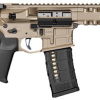Radian Weapons R0504 Model 1 Pistol 300 Blackout 30+1 9", FDE Billet Rec/M-Lok Handguard, Smooth Buffer Tube (No Brace), Magpul Grip, Ambi Controls, Dead Air QD Flash Hider, Adj. Trigger